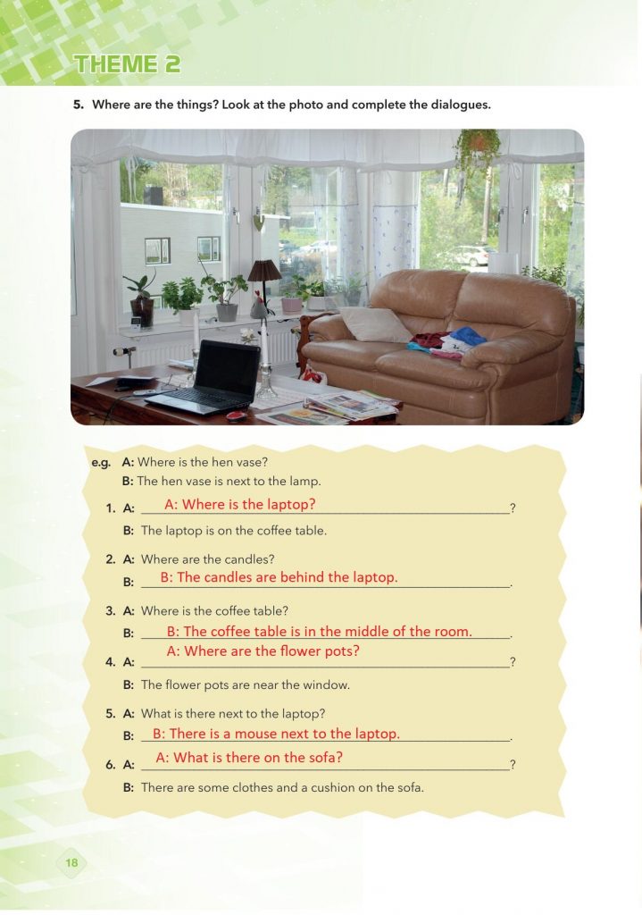 9. sınıf ingilizce pasifik yayınları çalışma kitabı sayfa 18 cevapları