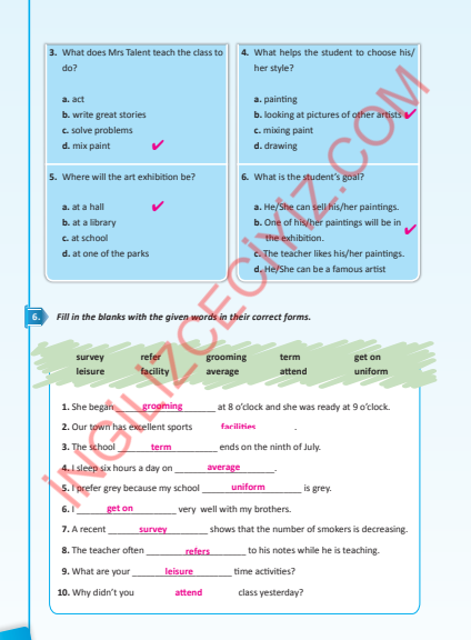 10. Sınıf Pasifik Yayınları Çalışma Kitabı İngilizce Ders Kitabı Sayfa 14 Cevapları