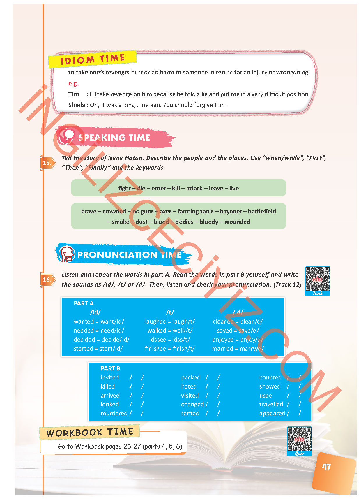 10. Sınıf Pasifik Yayınları İngilizce Ders Kitabı Sayfa 47 Cevapları