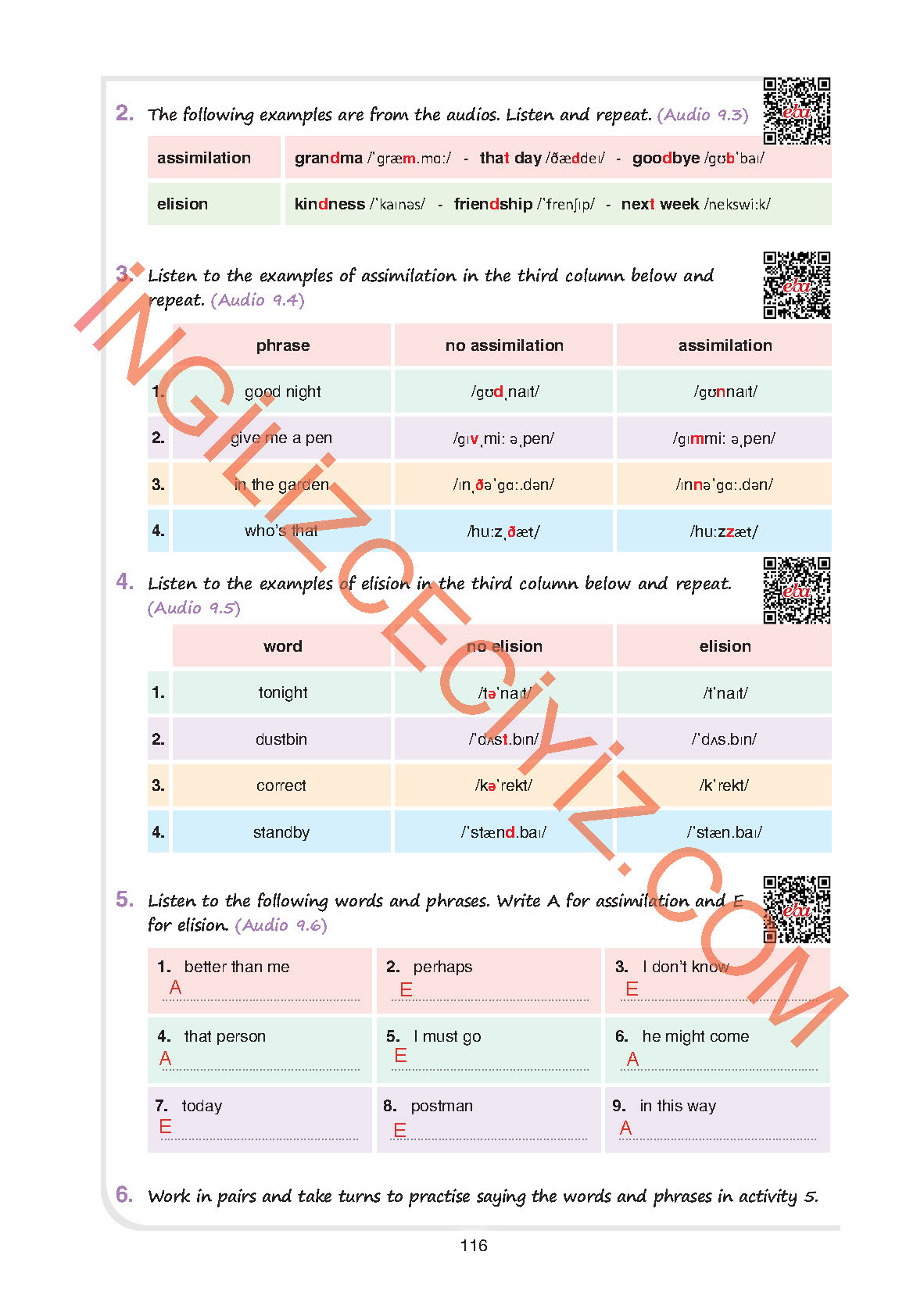 11. Sınıf Yıldırım Yayınları İngilizce Ders Kitabı Sayfa 116 Cevapları