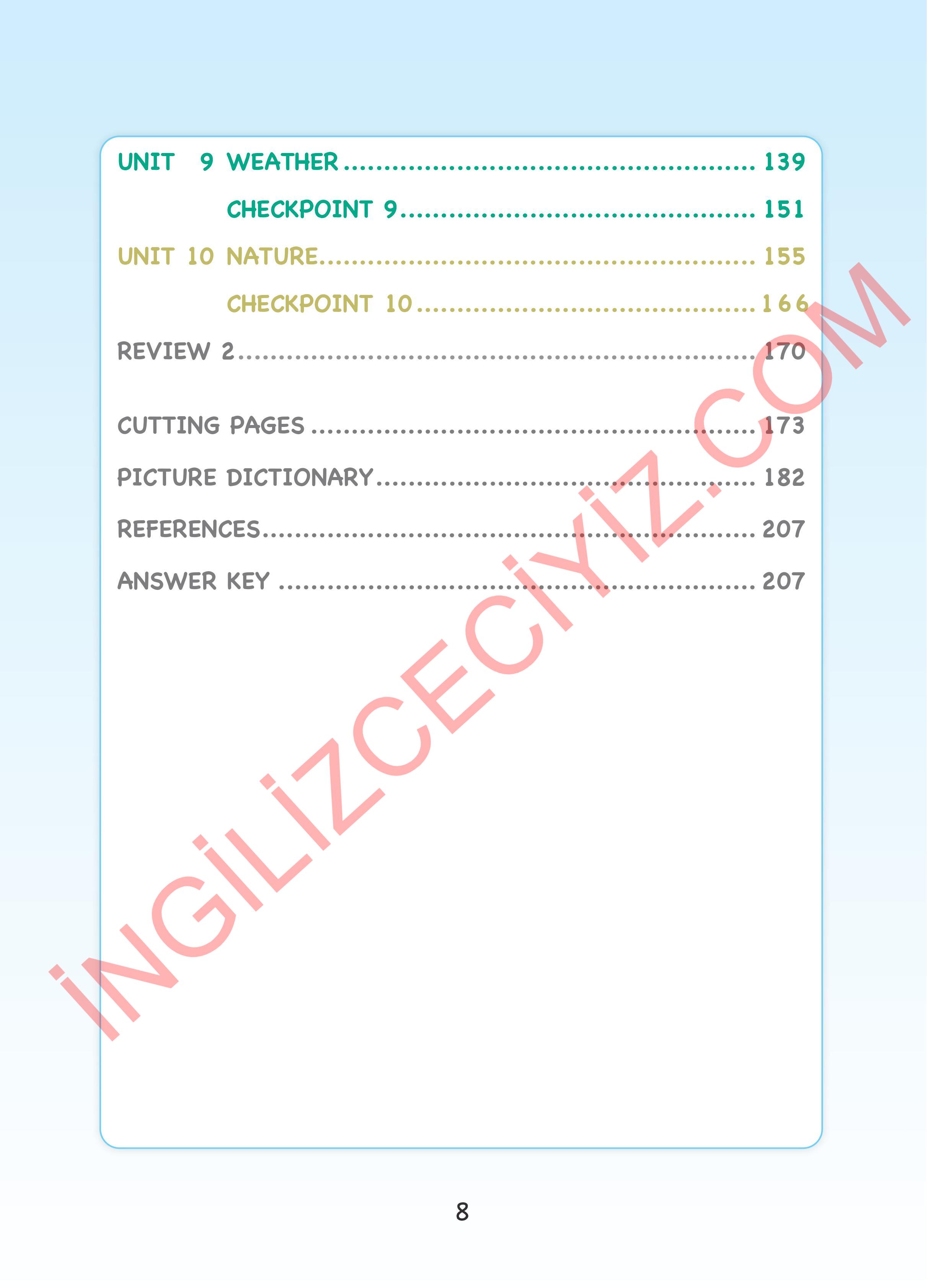 3. Sınıf Sdr Dikey Yayıncılık İngilizce Ders Kitabı Sayfa 08 Cevapları