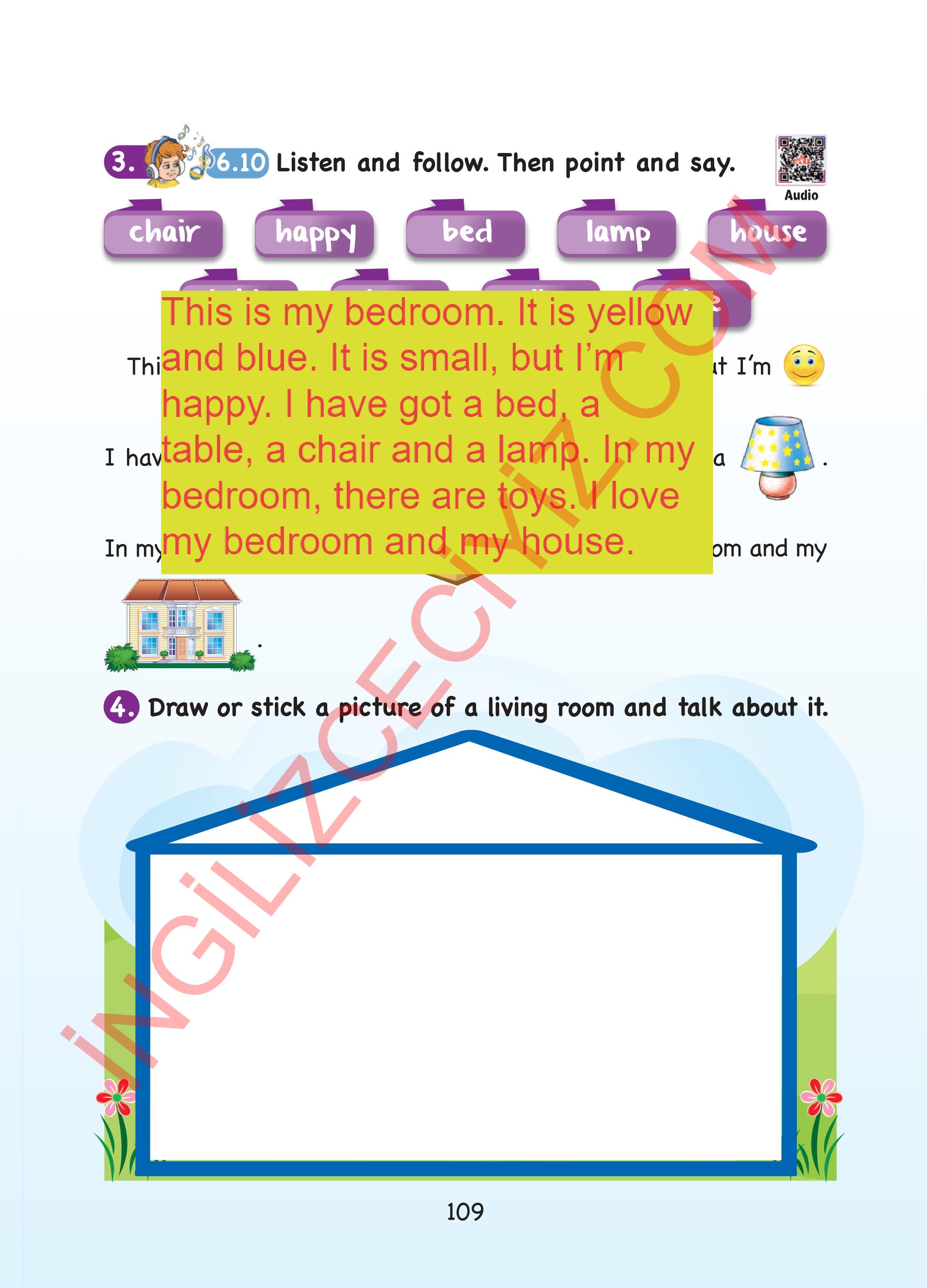 3. Sınıf Sdr Dikey Yayıncılık İngilizce Ders Kitabı Sayfa 109 Cevapları