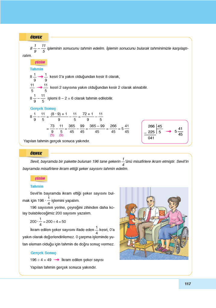 6. Sınıf Doğa Yayınları Matematik Ders Kitabı Sayfa 117 Cevapları