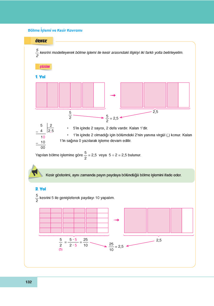 6. Sınıf Doğa Yayınları Matematik Ders Kitabı Sayfa 132 Cevapları