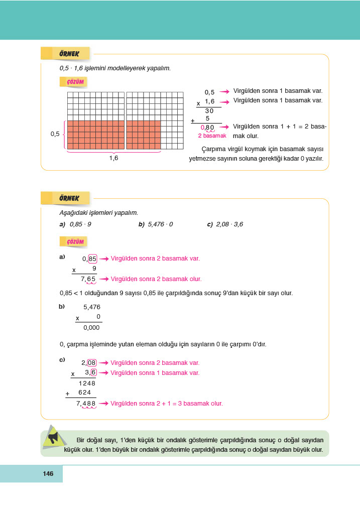 6. Sınıf Doğa Yayınları Matematik Ders Kitabı Sayfa 146 Cevapları