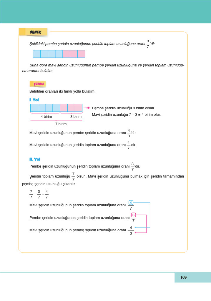 6. Sınıf Doğa Yayınları Matematik Ders Kitabı Sayfa 169 Cevapları