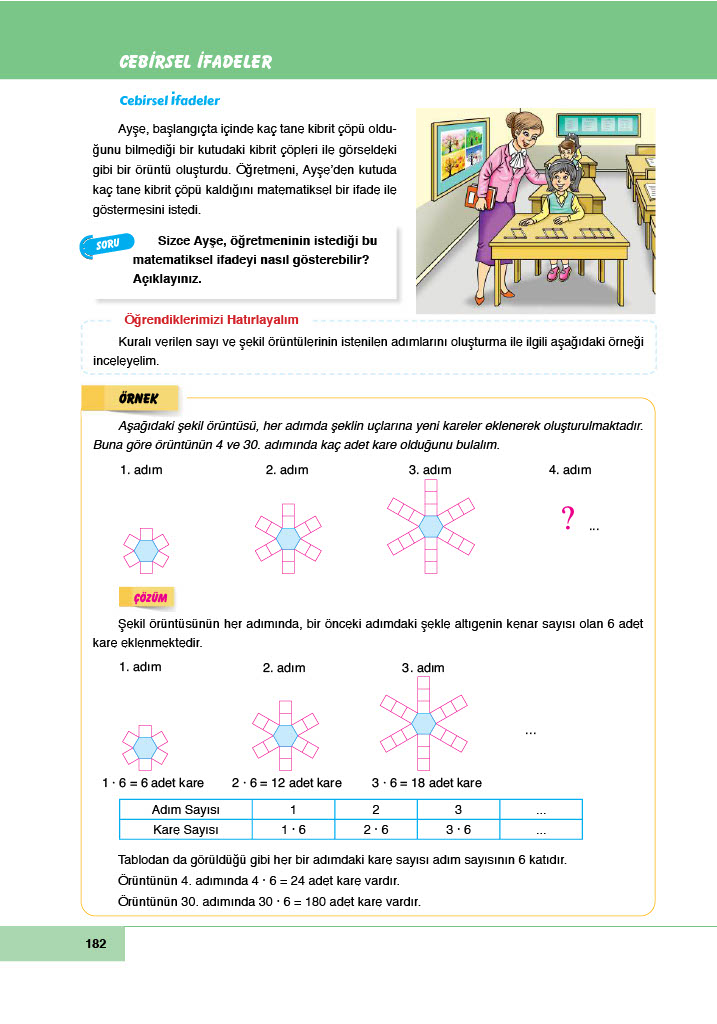 6. Sınıf Doğa Yayınları Matematik Ders Kitabı Sayfa 182 Cevapları