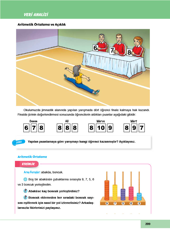 6. Sınıf Doğa Yayınları Matematik Ders Kitabı Sayfa 209 Cevapları