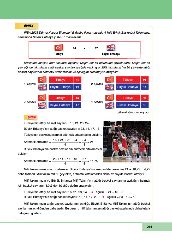 6. Sınıf Doğa Yayınları Matematik Ders Kitabı Sayfa 215 Cevapları