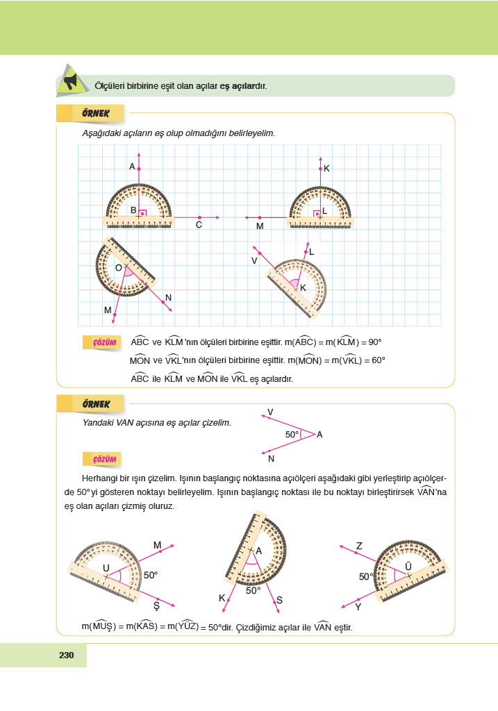 6. Sınıf Doğa Yayınları Matematik Ders Kitabı Sayfa 230 Cevapları