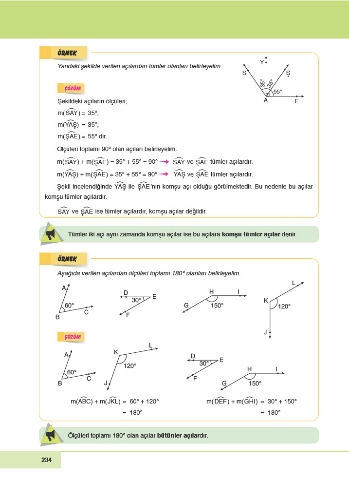 6. Sınıf Doğa Yayınları Matematik Ders Kitabı Sayfa 234 Cevapları