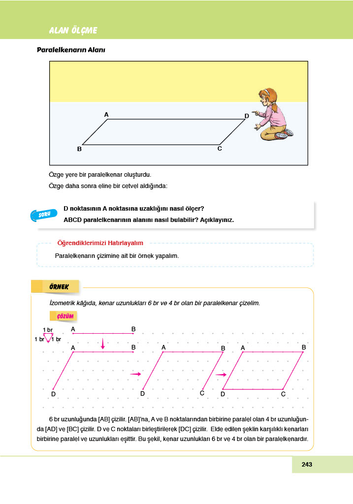 6. Sınıf Doğa Yayınları Matematik Ders Kitabı Sayfa 243 Cevapları