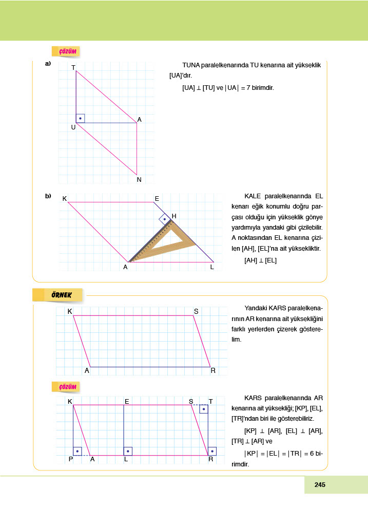 6. Sınıf Doğa Yayınları Matematik Ders Kitabı Sayfa 245 Cevapları