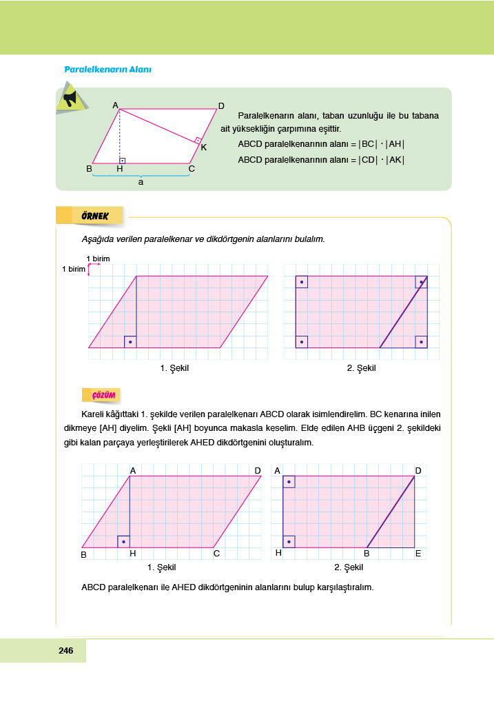 6. Sınıf Doğa Yayınları Matematik Ders Kitabı Sayfa 246 Cevapları