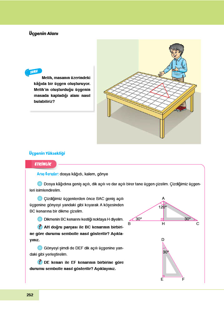 6. Sınıf Doğa Yayınları Matematik Ders Kitabı Sayfa 252 Cevapları