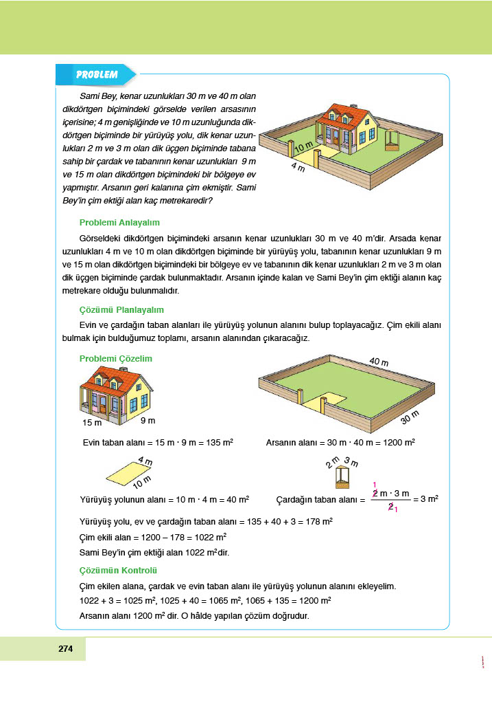 6. Sınıf Doğa Yayınları Matematik Ders Kitabı Sayfa 274 Cevapları