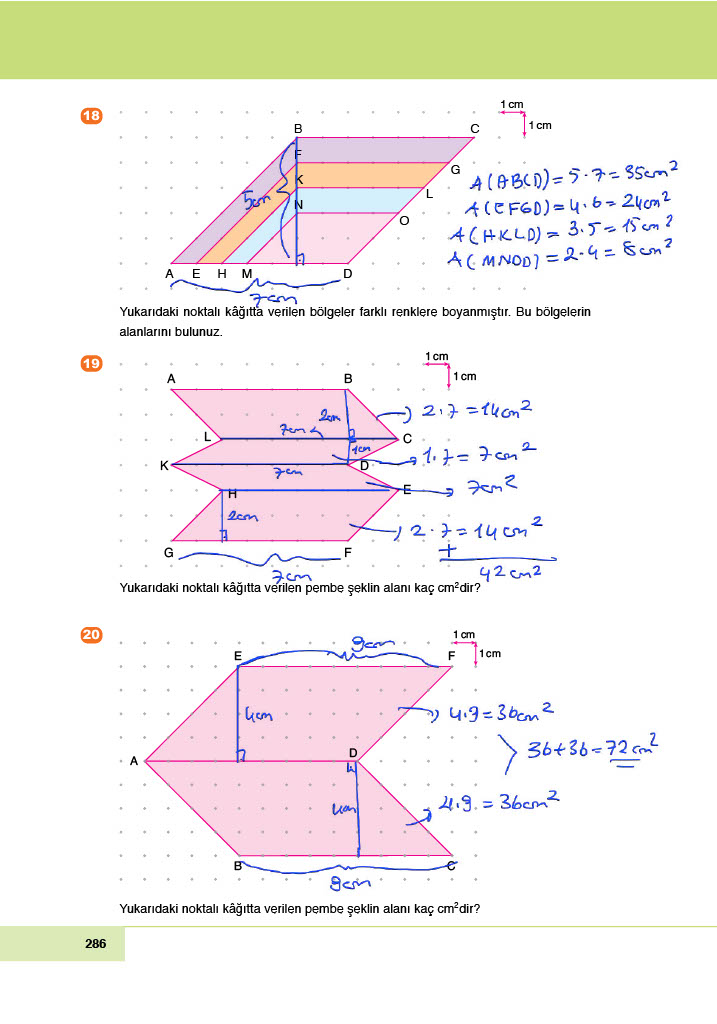 6. Sınıf Doğa Yayınları Matematik Ders Kitabı Sayfa 286 Cevapları