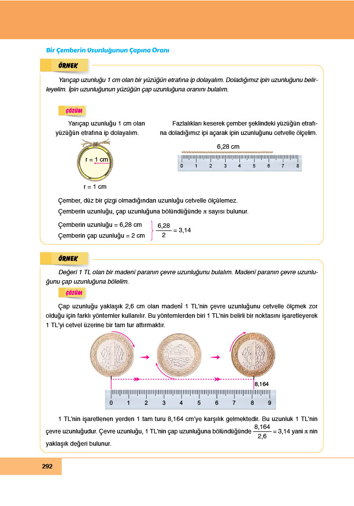 6. Sınıf Doğa Yayınları Matematik Ders Kitabı Sayfa 292 Cevapları