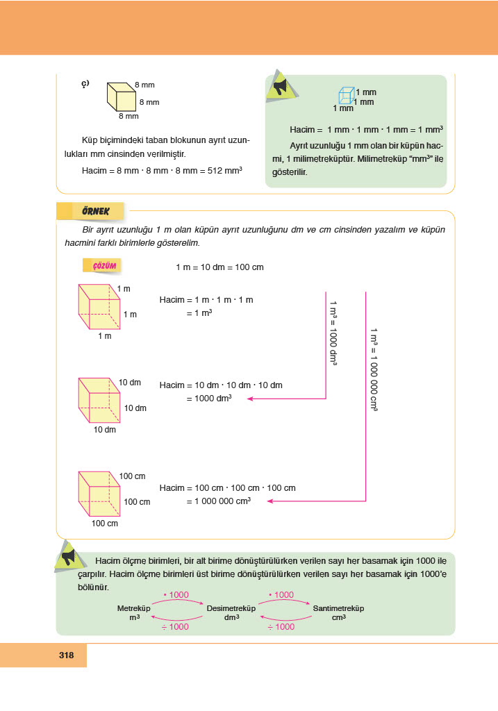 6. Sınıf Doğa Yayınları Matematik Ders Kitabı Sayfa 318 Cevapları