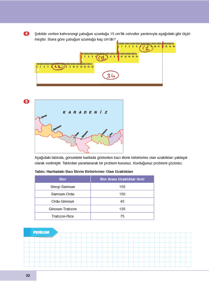 6. Sınıf Doğa Yayınları Matematik Ders Kitabı Sayfa 32 Cevapları