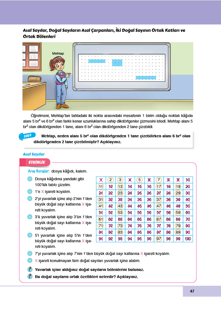 6. Sınıf Doğa Yayınları Matematik Ders Kitabı Sayfa 47 Cevapları