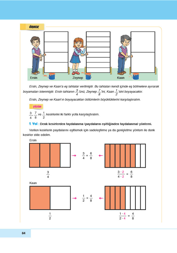 6. Sınıf Doğa Yayınları Matematik Ders Kitabı Sayfa 84 Cevapları