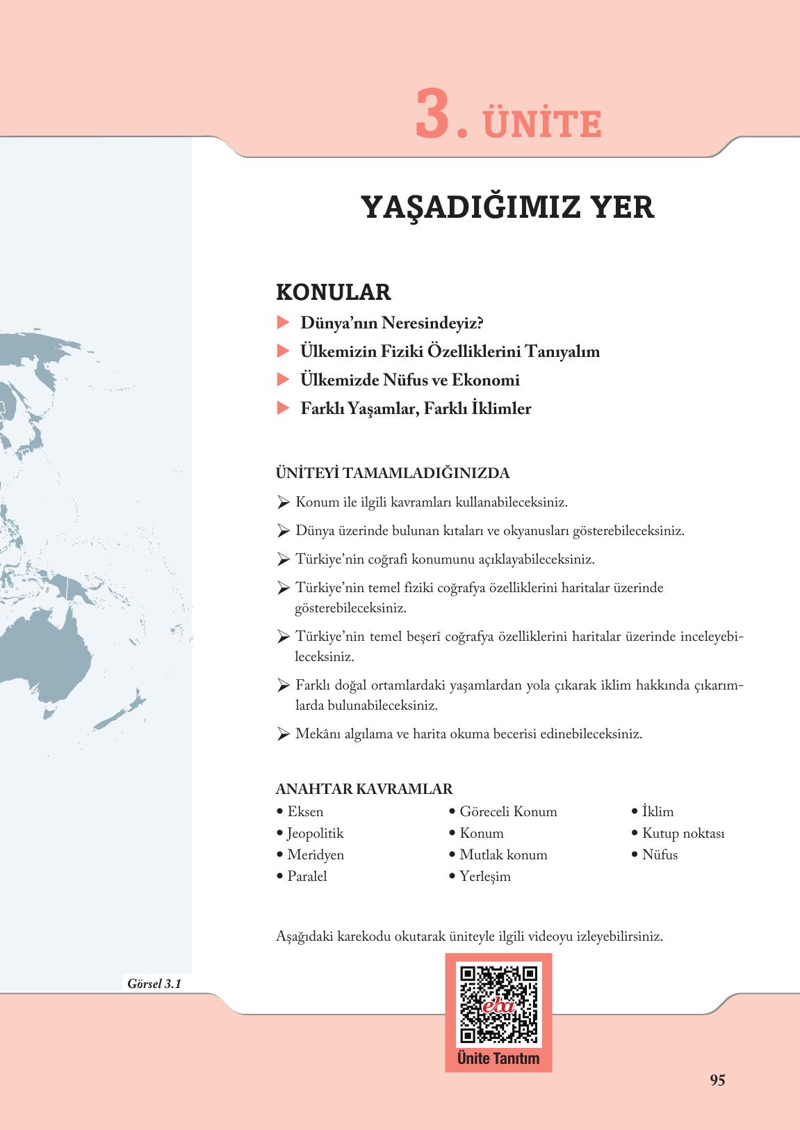 6. Sınıf Evos Yayınları Sosyal Bilgiler Ders Kitabı Sayfa 95 Cevapları