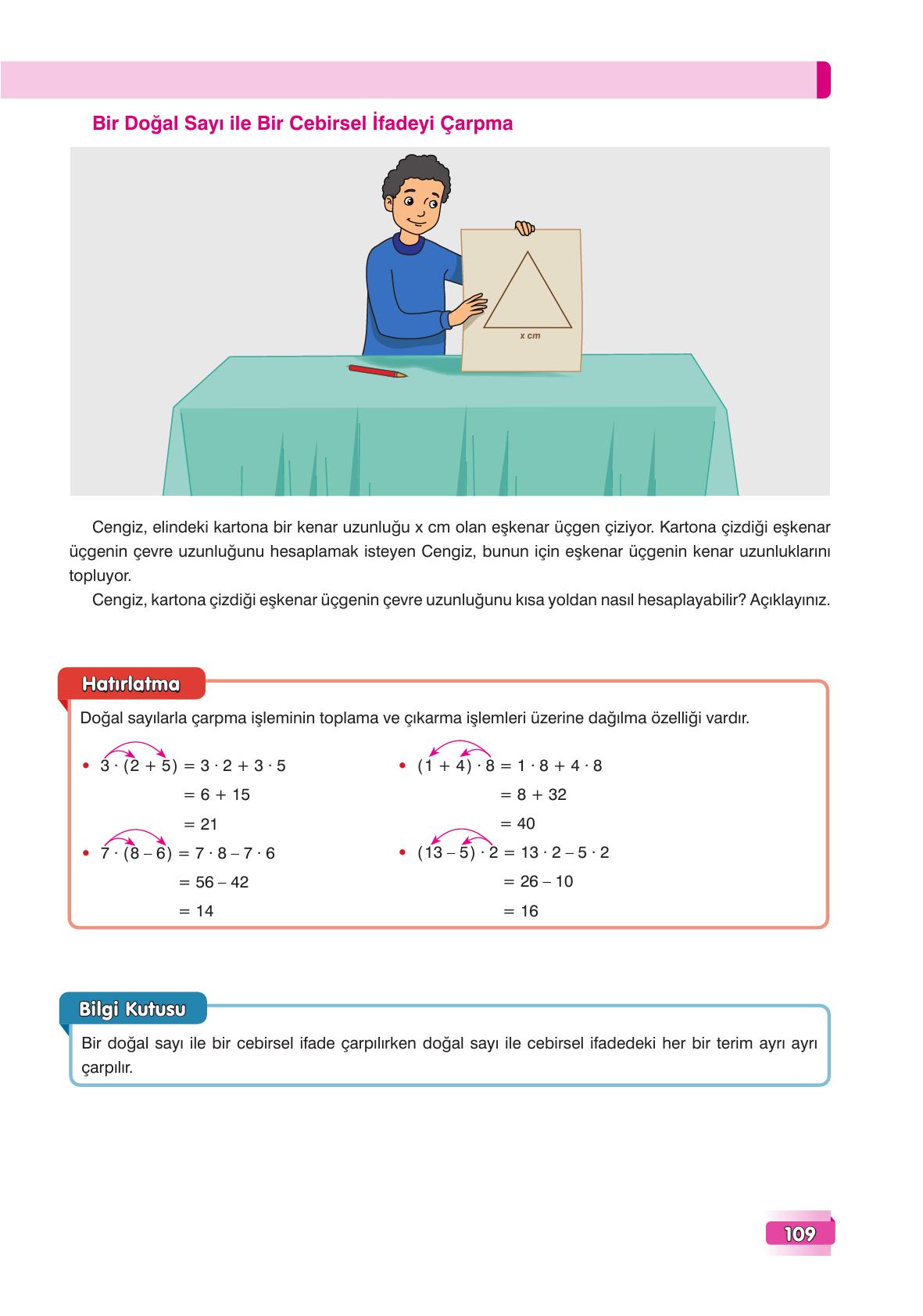 7. Sınıf Edat Yayınları Matematik Ders Kitabı Sayfa 109 Cevapları