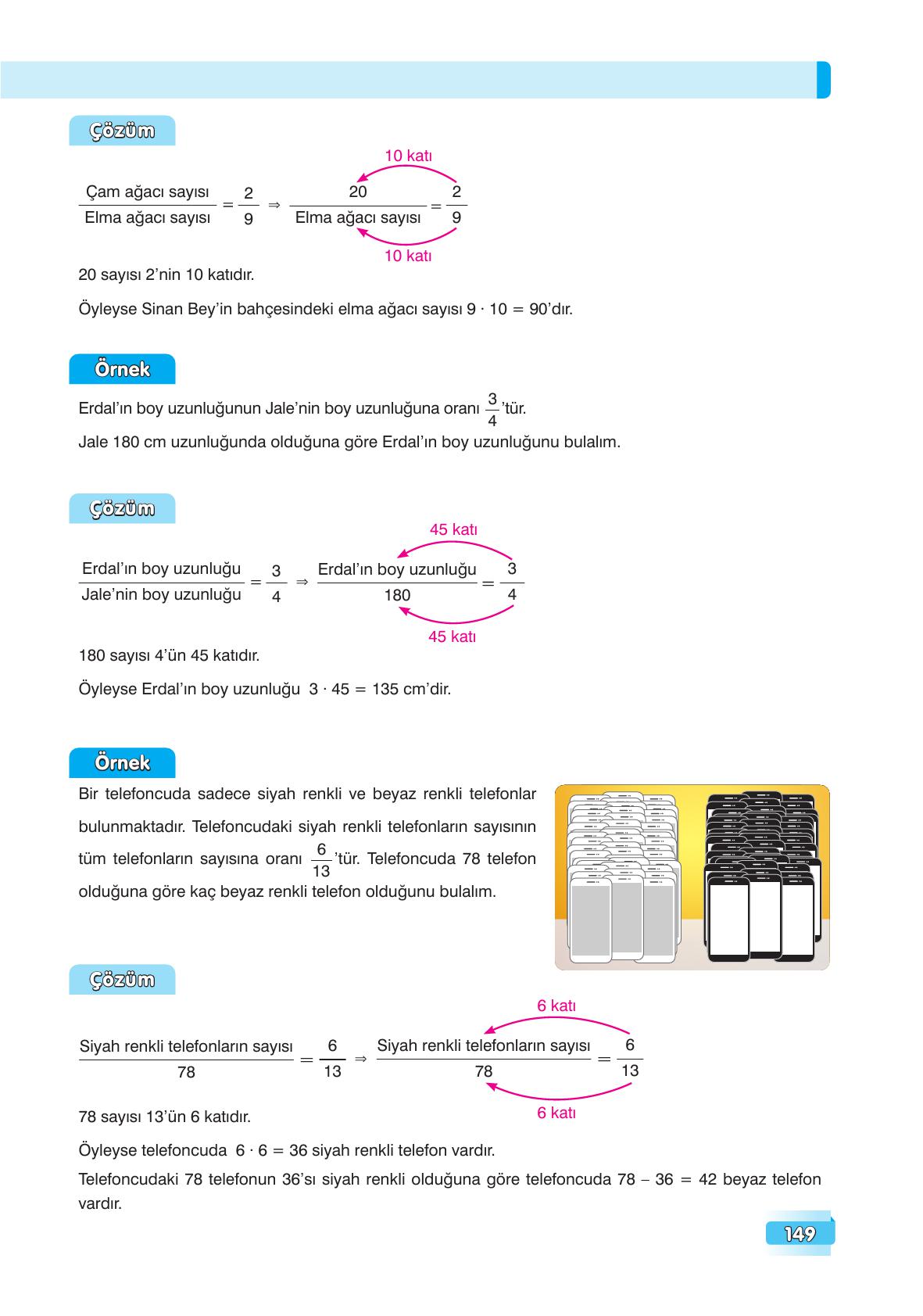 7. Sınıf Edat Yayınları Matematik Ders Kitabı Sayfa 149 Cevapları