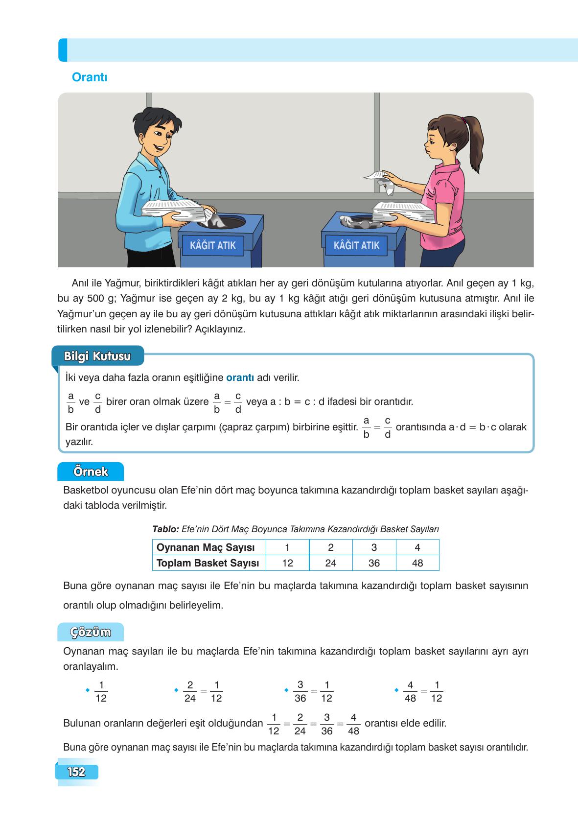 7. Sınıf Edat Yayınları Matematik Ders Kitabı Sayfa 152 Cevapları