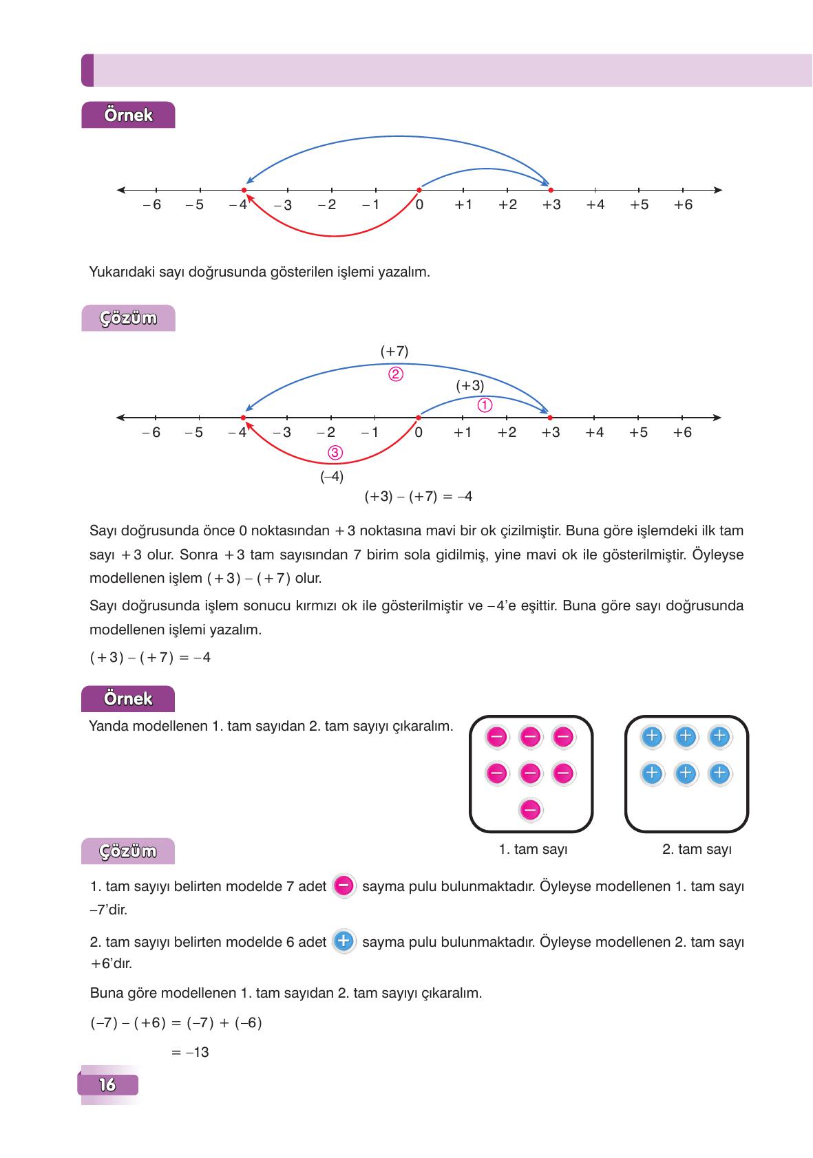 7. Sınıf Edat Yayınları Matematik Ders Kitabı Sayfa 16 Cevapları