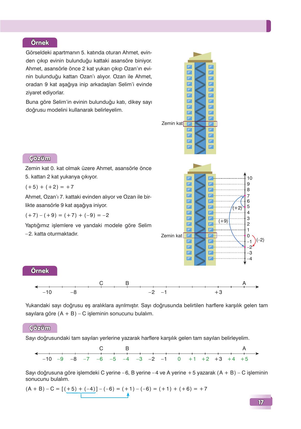 7. Sınıf Edat Yayınları Matematik Ders Kitabı Sayfa 17 Cevapları