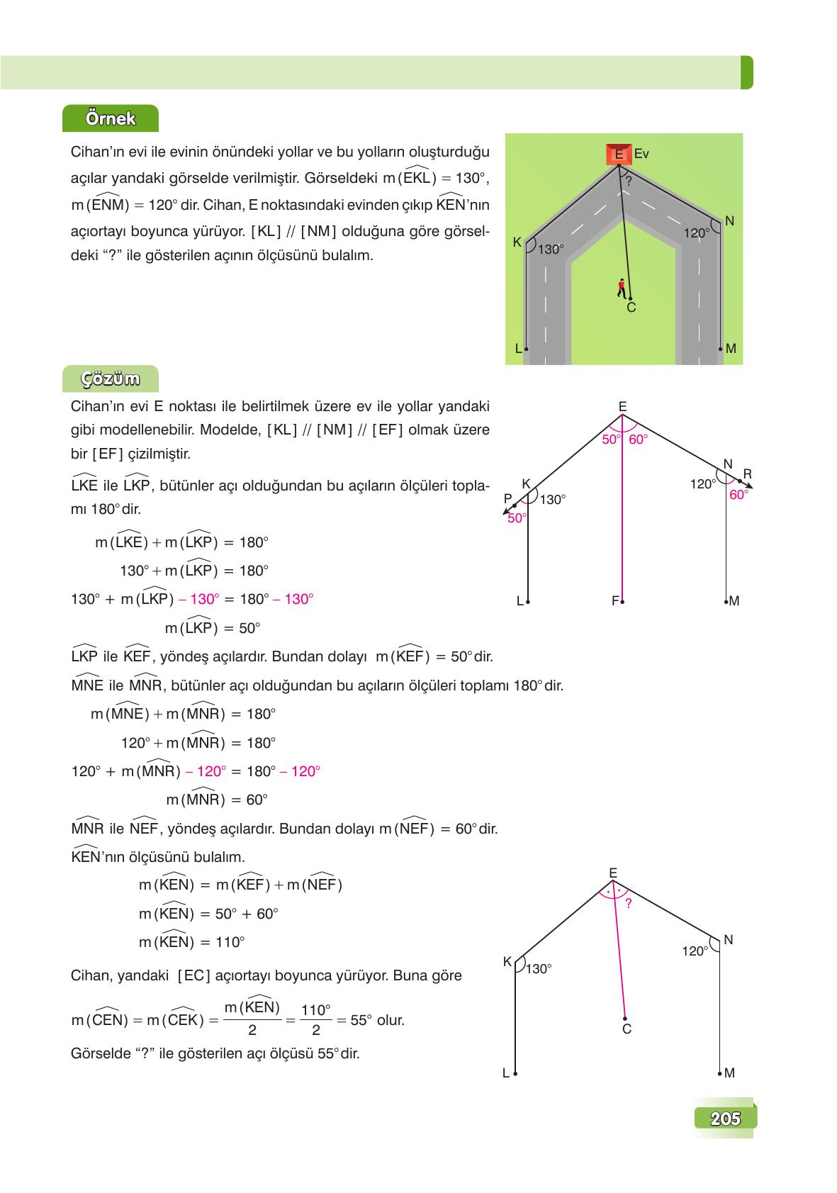 7. Sınıf Edat Yayınları Matematik Ders Kitabı Sayfa 205 Cevapları