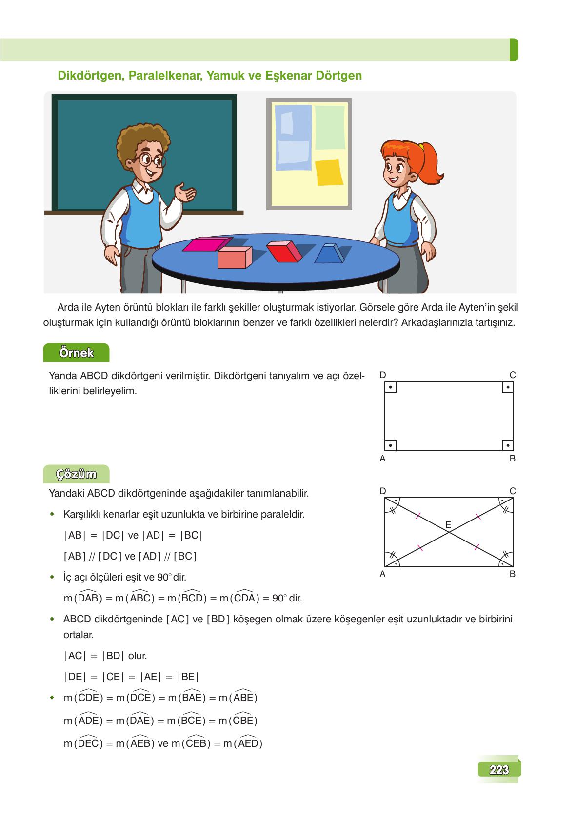 7. Sınıf Edat Yayınları Matematik Ders Kitabı Sayfa 223 Cevapları