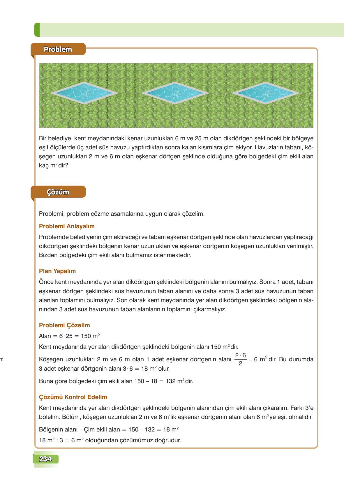 7. Sınıf Edat Yayınları Matematik Ders Kitabı Sayfa 234 Cevapları