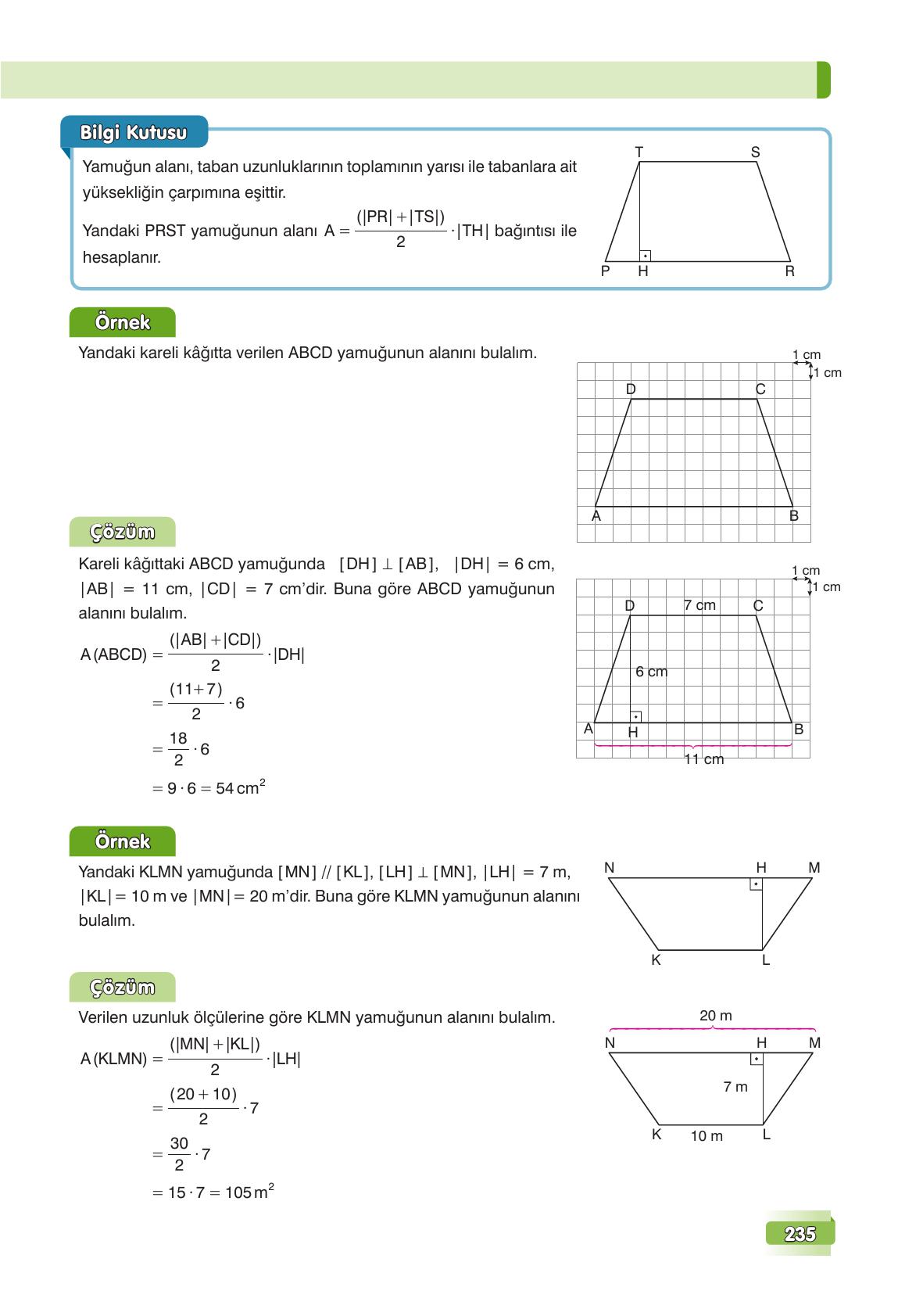 7. Sınıf Edat Yayınları Matematik Ders Kitabı Sayfa 235 Cevapları