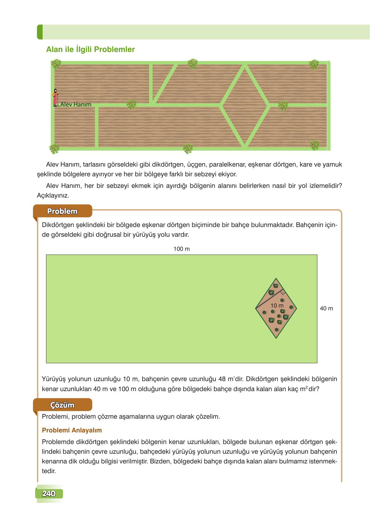 7. Sınıf Edat Yayınları Matematik Ders Kitabı Sayfa 240 Cevapları