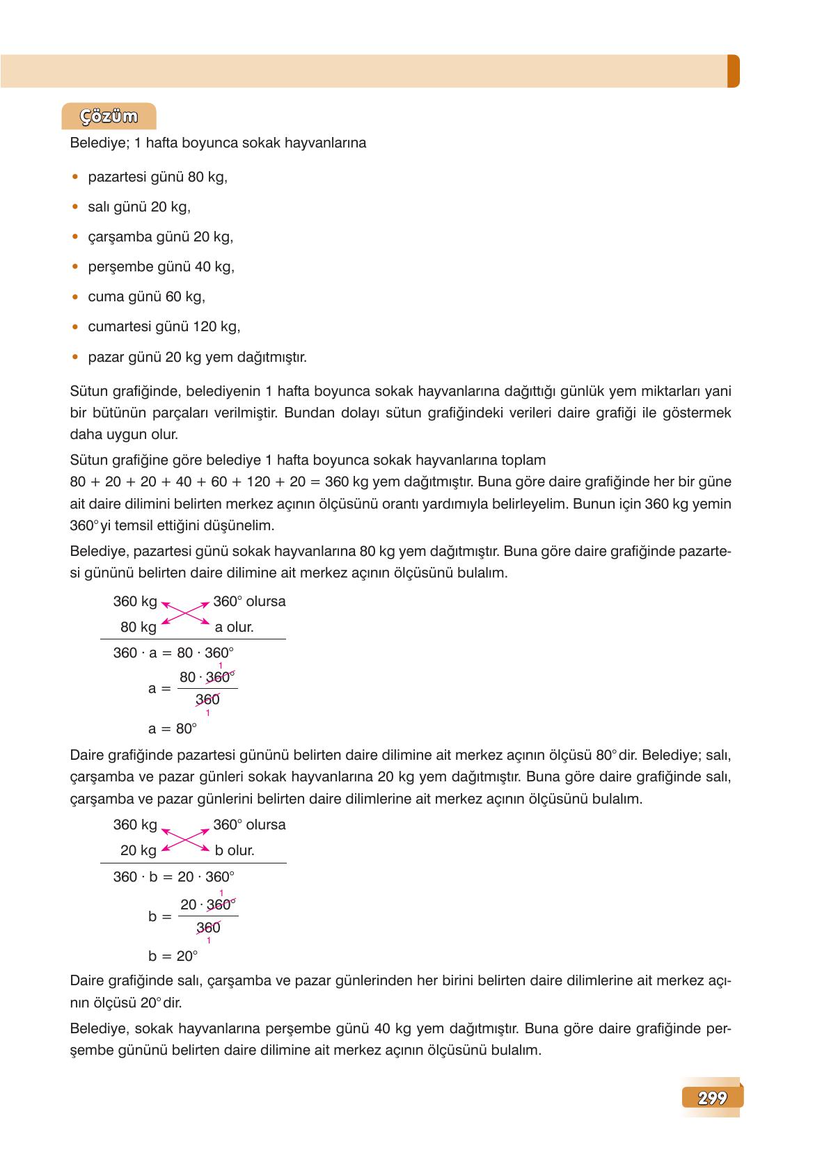 7. Sınıf Edat Yayınları Matematik Ders Kitabı Sayfa 299 Cevapları