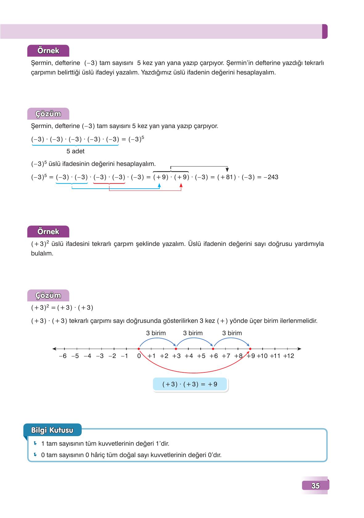 7. Sınıf Edat Yayınları Matematik Ders Kitabı Sayfa 35 Cevapları