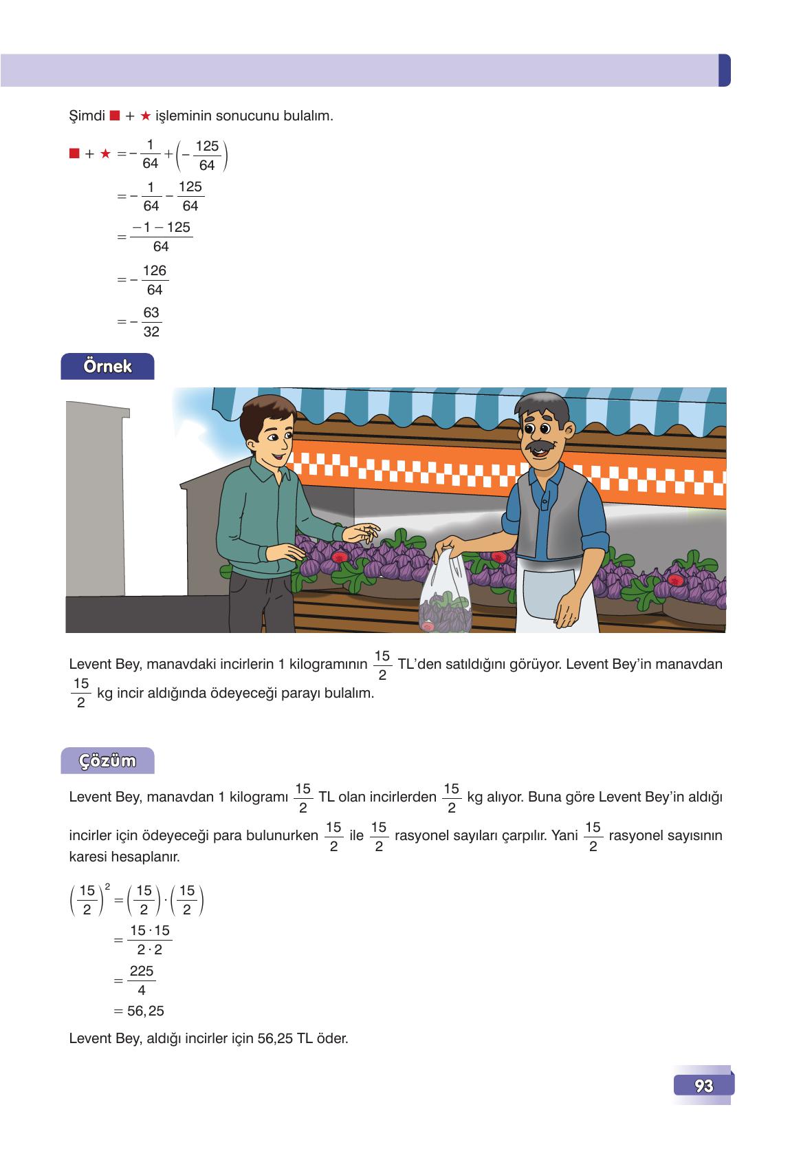 7. Sınıf Edat Yayınları Matematik Ders Kitabı Sayfa 93 Cevapları