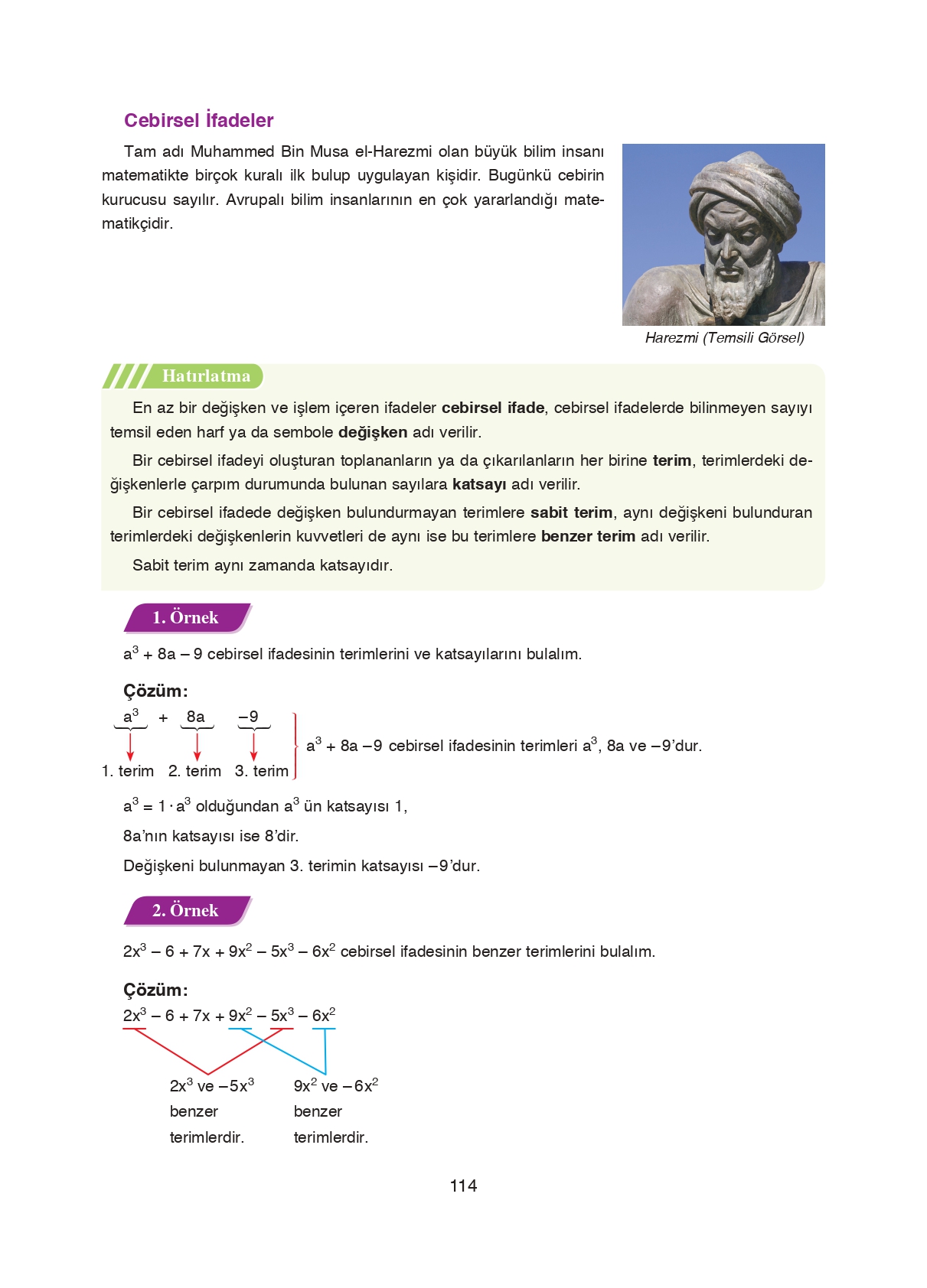 8. Sınıf Ada Matbaacılık Yayıncılık Matematik Ders Kitabı Sayfa 114 Cevapları