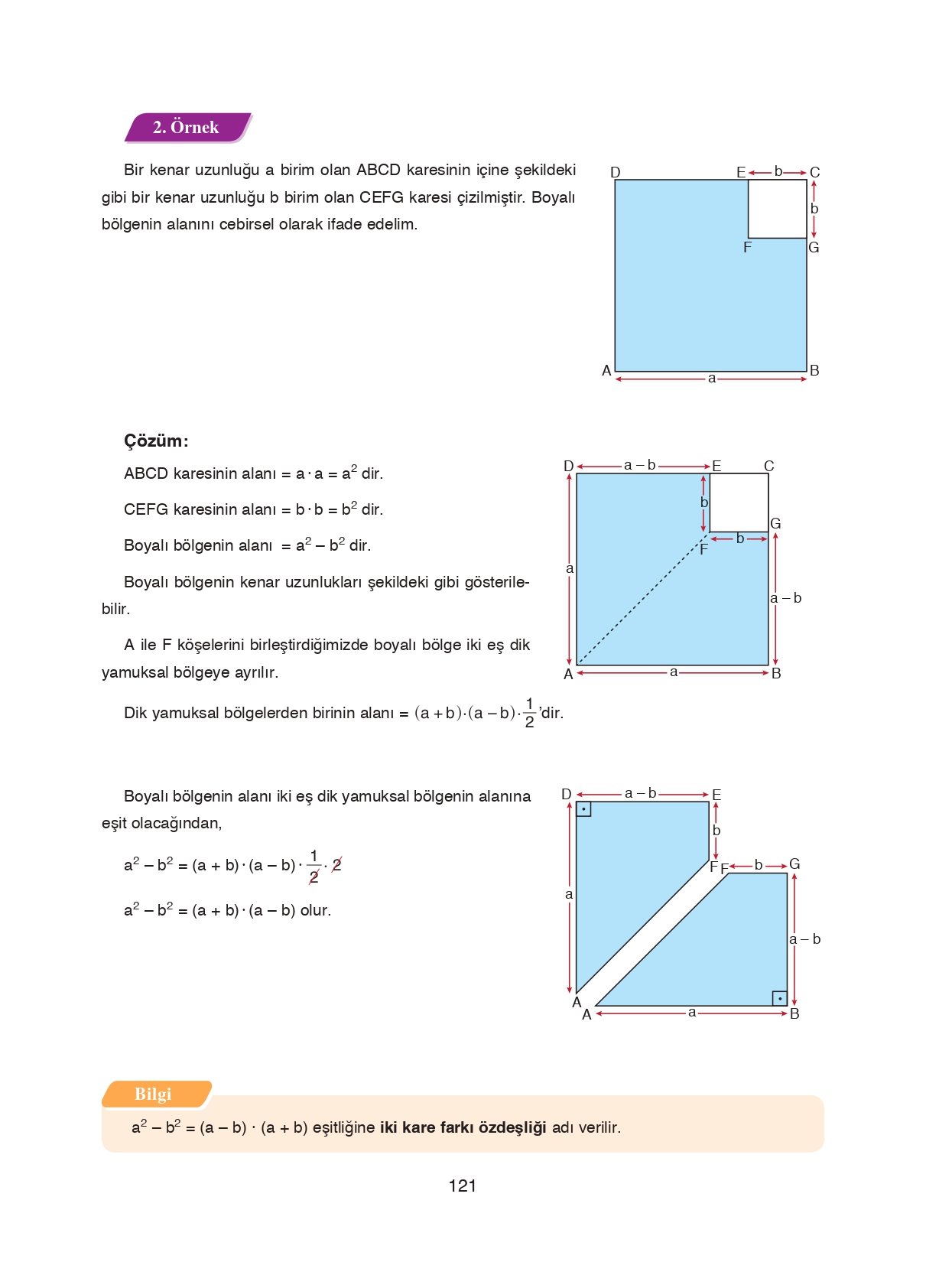 8. Sınıf Ada Matbaacılık Yayıncılık Matematik Ders Kitabı Sayfa 121 Cevapları