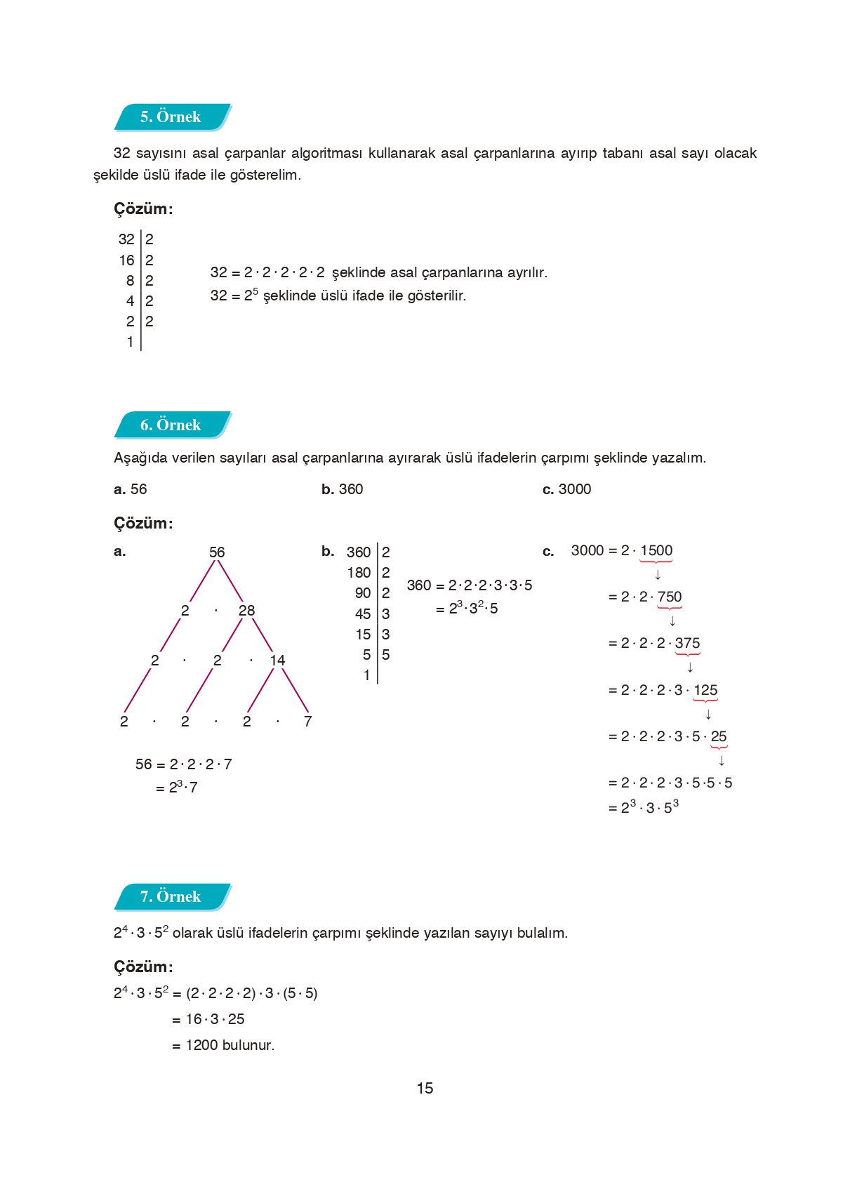 8. Sınıf Ada Matbaacılık Yayıncılık Matematik Ders Kitabı Sayfa 15 Cevapları