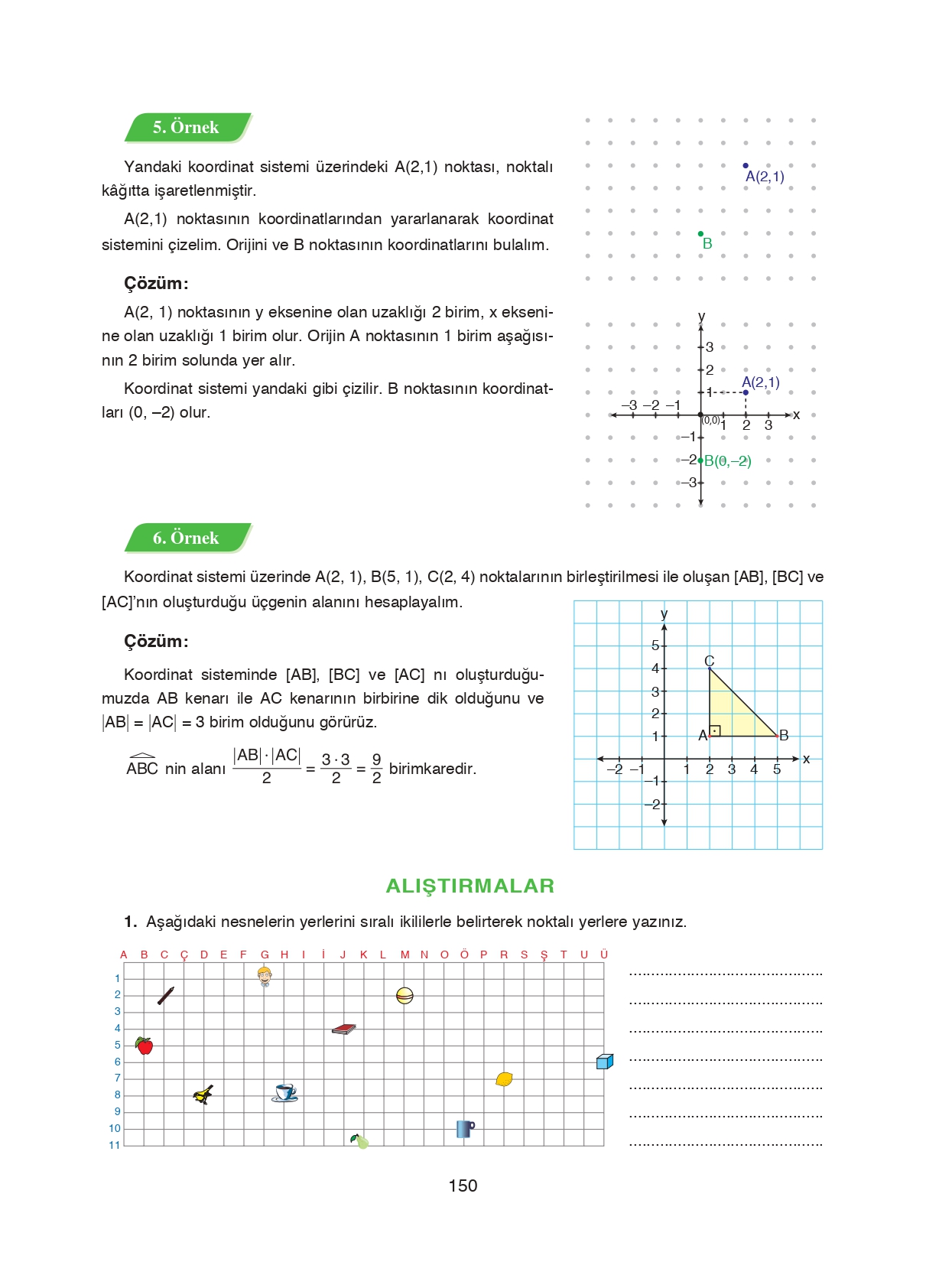 8. Sınıf Ada Matbaacılık Yayıncılık Matematik Ders Kitabı Sayfa 150 Cevapları