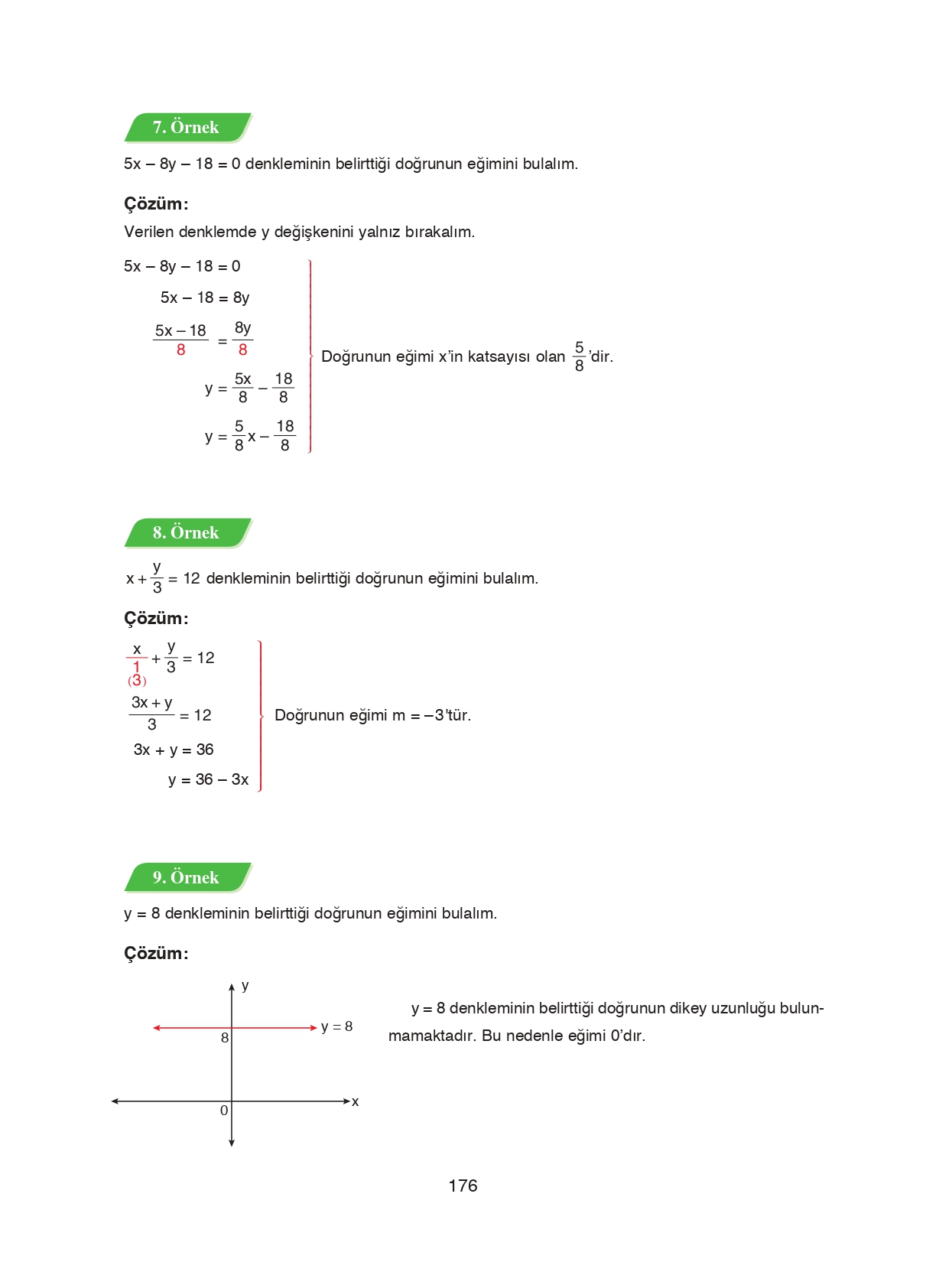 8. Sınıf Ada Matbaacılık Yayıncılık Matematik Ders Kitabı Sayfa 176 Cevapları