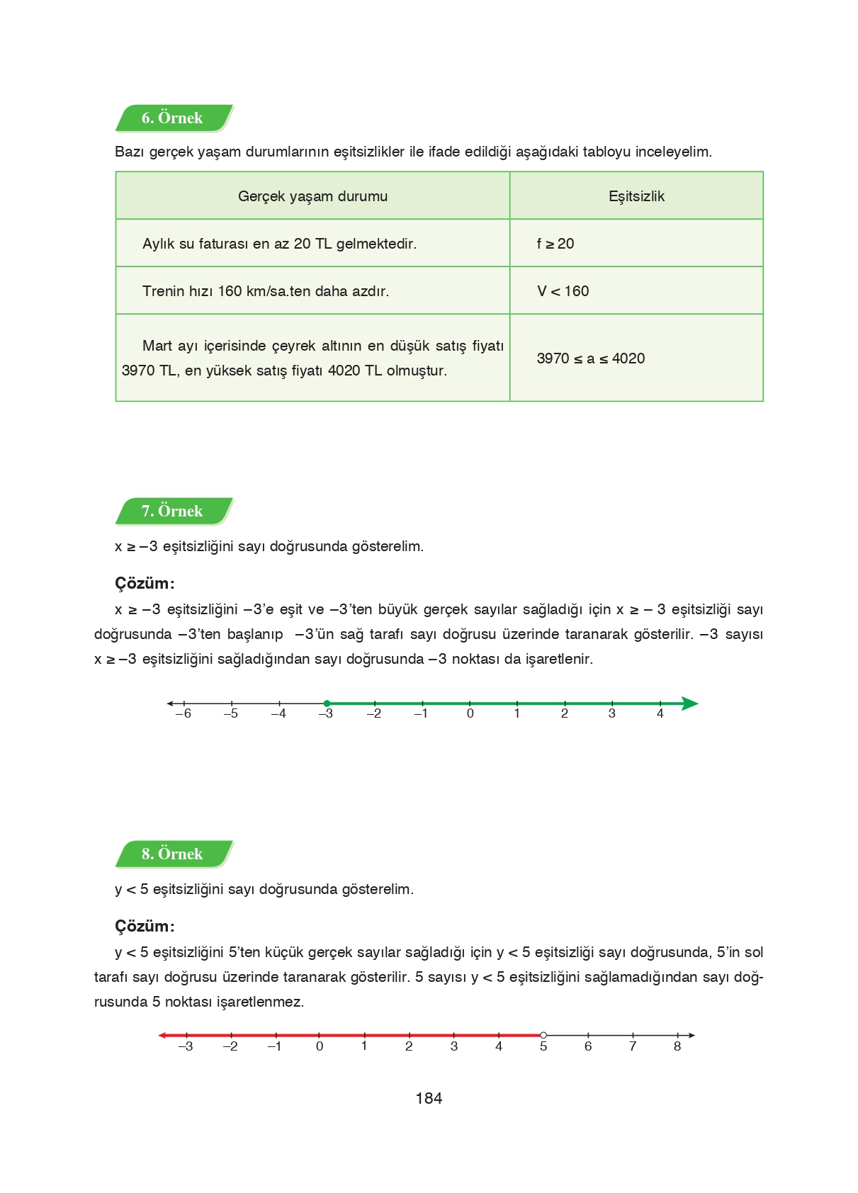 8. Sınıf Ada Matbaacılık Yayıncılık Matematik Ders Kitabı Sayfa 184 Cevapları