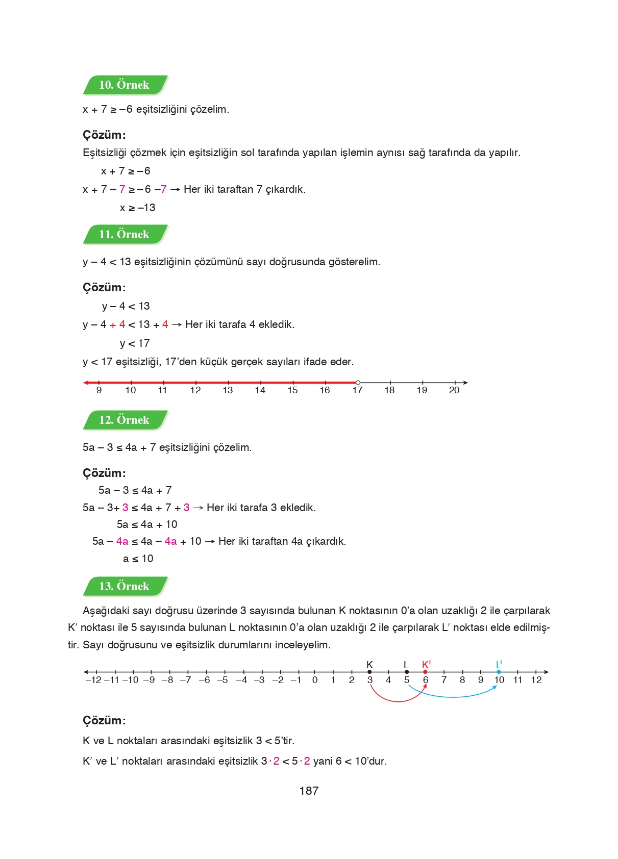 8. Sınıf Ada Matbaacılık Yayıncılık Matematik Ders Kitabı Sayfa 187 Cevapları