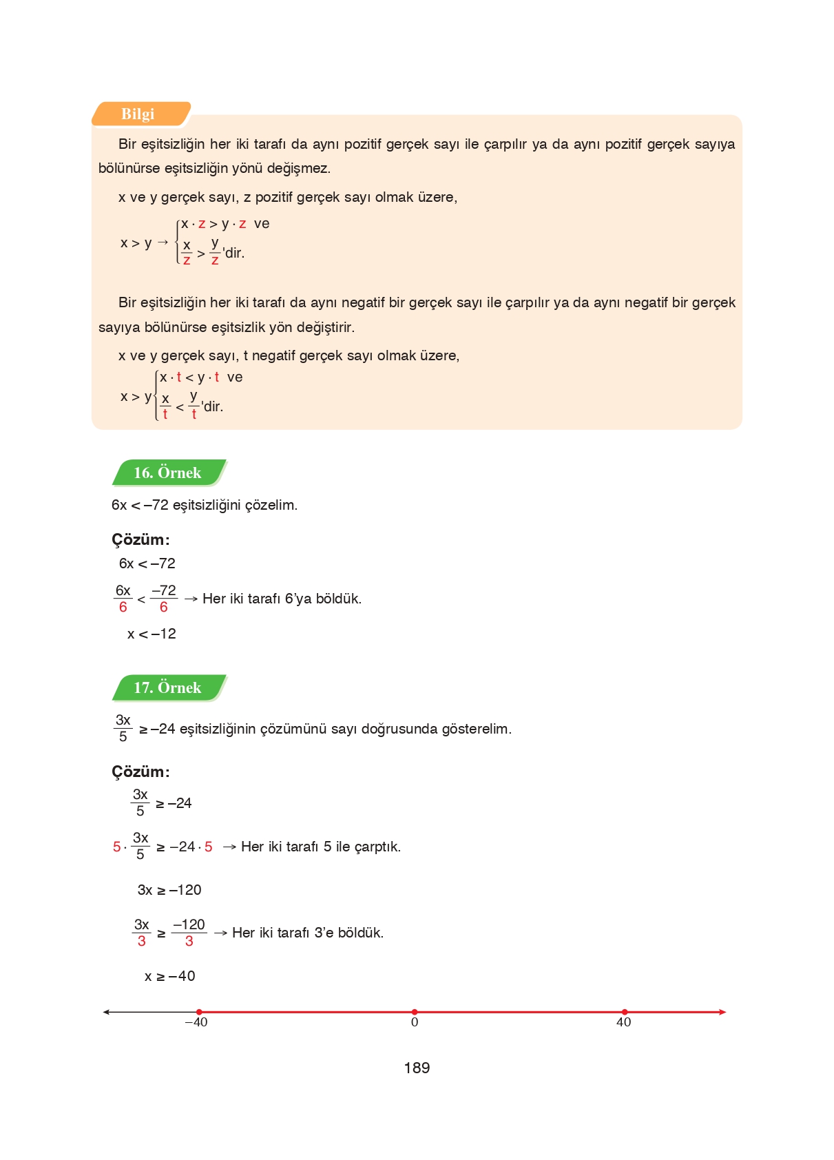 8. Sınıf Ada Matbaacılık Yayıncılık Matematik Ders Kitabı Sayfa 189 Cevapları