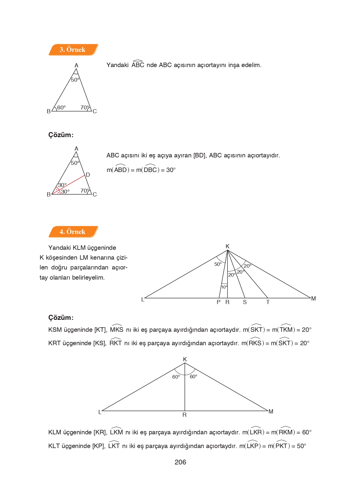 8. Sınıf Ada Matbaacılık Yayıncılık Matematik Ders Kitabı Sayfa 206 Cevapları