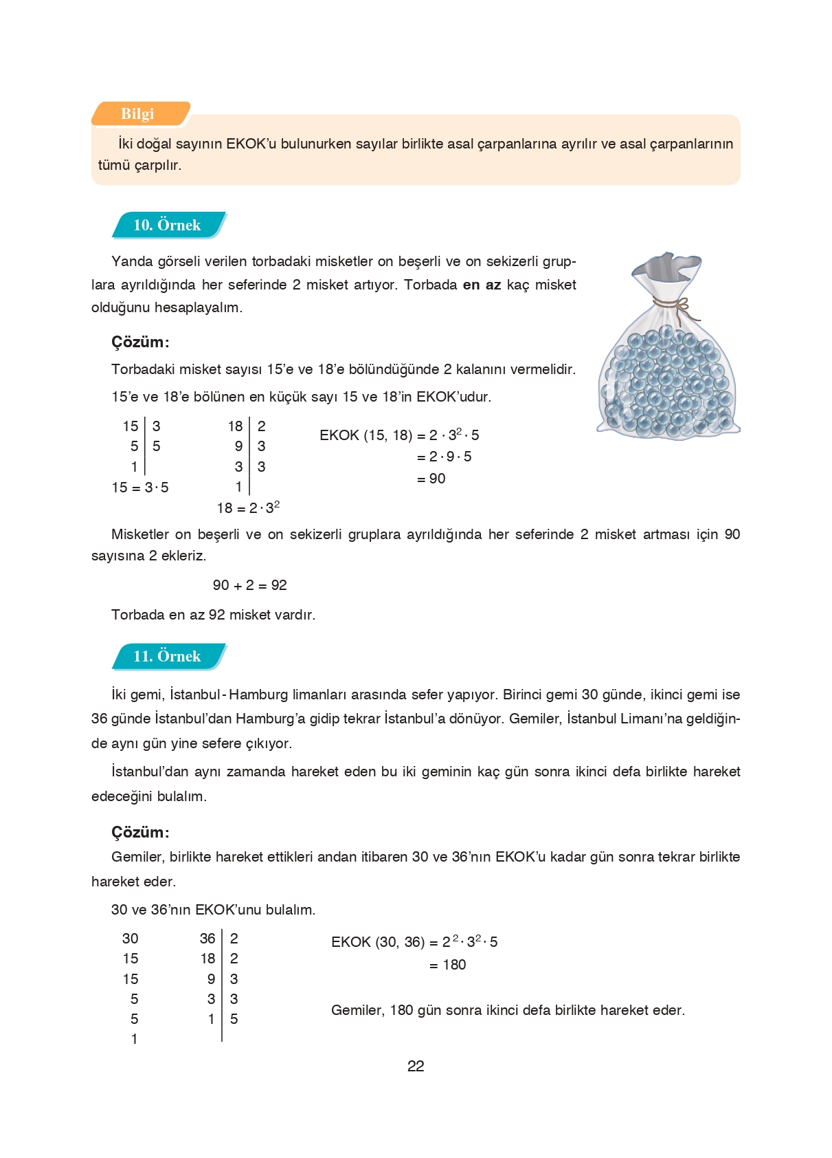 8. Sınıf Ada Matbaacılık Yayıncılık Matematik Ders Kitabı Sayfa 22 Cevapları